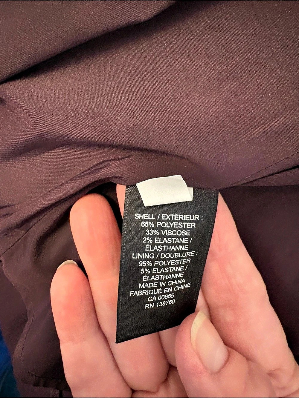 RW&CO. Midi Tie Waist Skirt in Plum Size 6 Like New - Picture 7 of 9
